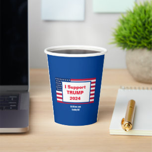 NC4Ever.comからTRUMP 2024紙カップをサポート 紙コップ