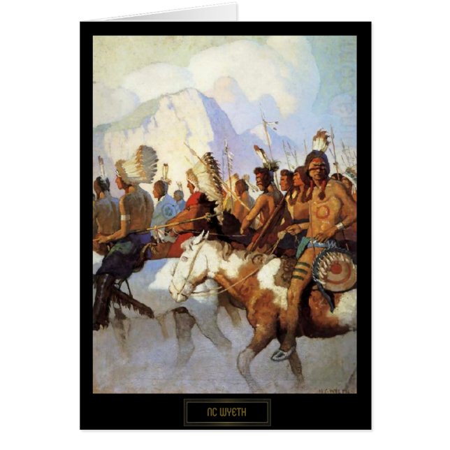 NC・ワイエス歴史画「戦争の集団」 (正面)