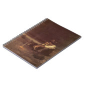 NC ワイースのヴィンテージ西部劇「草原の羊飼い」 ノートブック (左側)