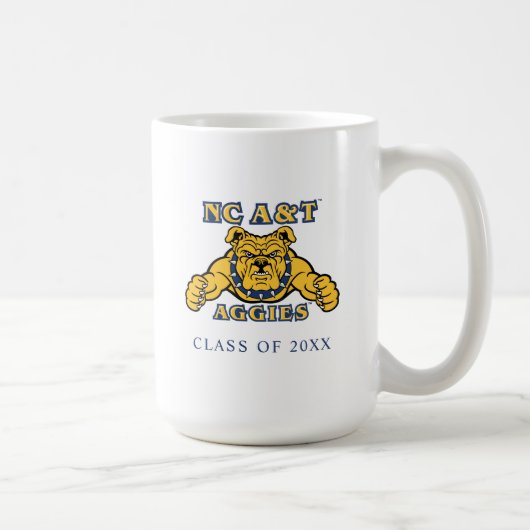 NC A&Tアギー | Aggie Bulldog コーヒーマグカップ (右)