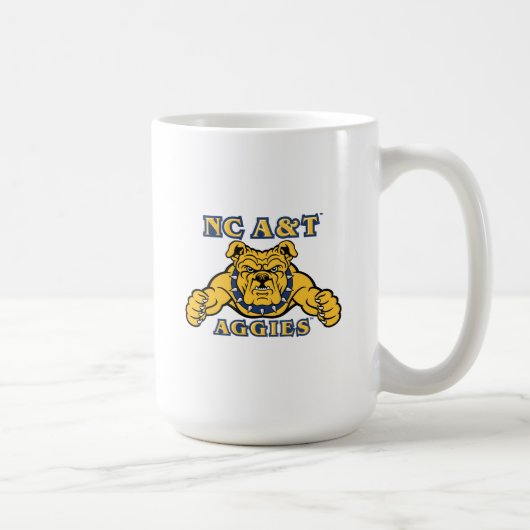 NC A&Tアギー | Aggie Bulldog コーヒーマグカップ (右)