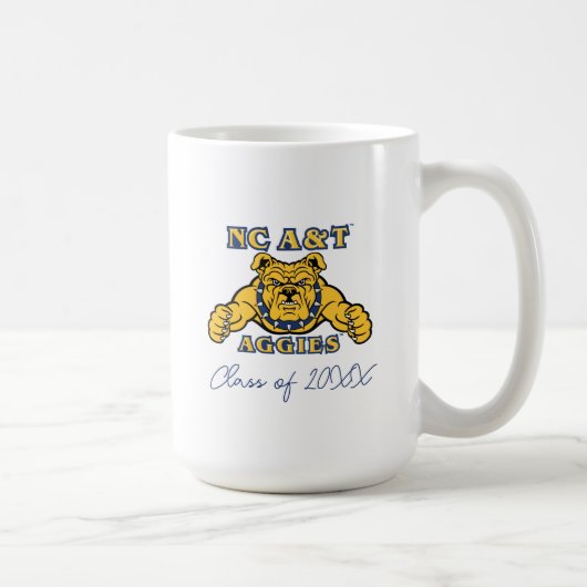 NC A&Tアギー | Aggie Bulldog コーヒーマグカップ (右)