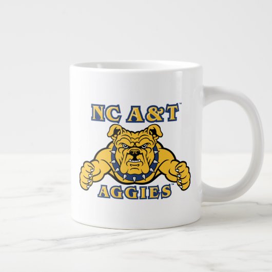 NC A&Tアギー | Aggie Bulldog ジャンボコーヒーマグカップ (右)