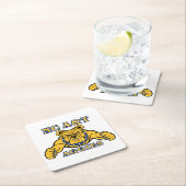 NC A&Tアギー | Aggie Bulldog スクエアペーパーコースター (インサイチュ)