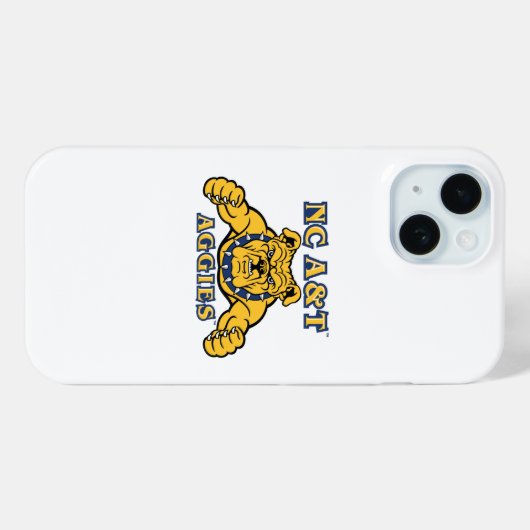 NC A&Tアギー | Aggie Bulldog Case-Mate iPhoneケース (裏面 (横))