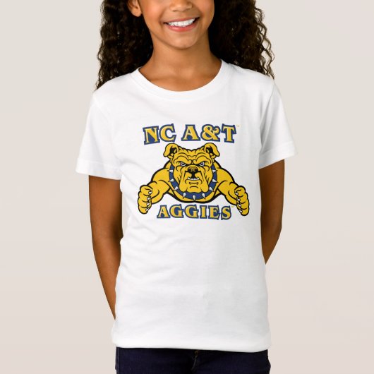 NC A&Tアギー | Aggie Bulldog Tシャツ (正面)