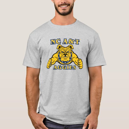 NC A&Tアギー | Aggie Bulldog Tシャツ (正面)