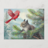 NC-Allのクリスマスがハリケーンヘレンに運ばれる シーズンポストカード (正面)