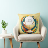 NC CommunionホストおよびChalice表現主義効果 クッション (椅子)