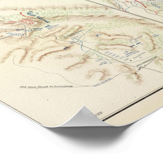 NC、Ft Anderson ポスター (角)