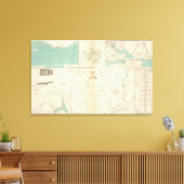 NC Ft Pemberton連邦Pt キャンバスプリント (インサイチュ (リビング))