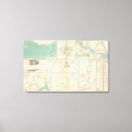 NC Ft Pemberton連邦Pt キャンバスプリント (正面)