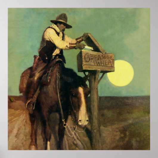 NC Wyethによる西洋美術の「農村デリバリ」 ポスター (正面)