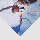 NC Wyethによる西洋美術の「銃の消滅」 薄葉紙 (詳細)