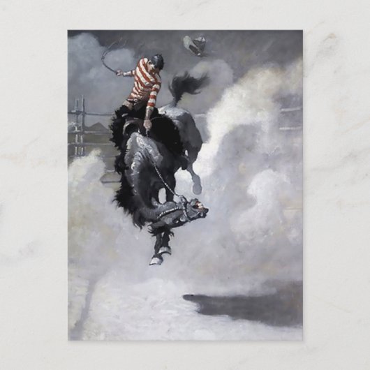 NC Wyethによる西洋美術「塵の雲」 ポストカード (正面)