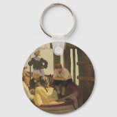 NC Wyethによる「女王のフェリー」、ヴィンテージ海賊 キーホルダー (裏面)