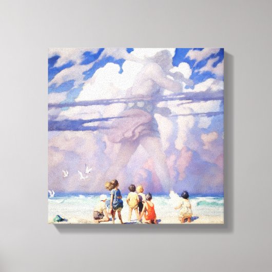 NC Wyethによる「巨人」フェアリー・アート キャンバスプリント (正面)