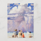 NC Wyethによる「巨人」フェアリー・アート ポストカード (正面)