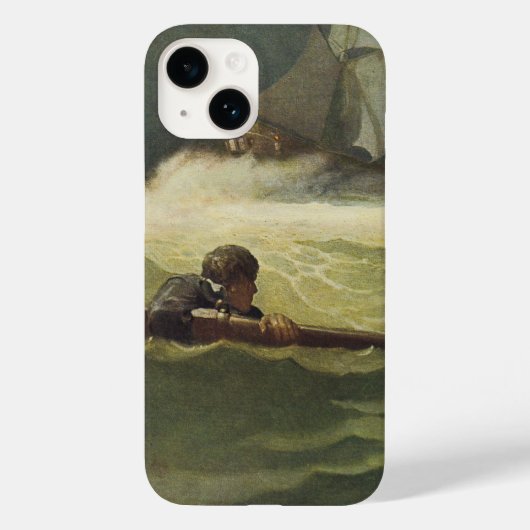 NC Wyethによる『海賊の遺物、コヴェナントの wreck』 Case-Mate iPhoneケース (裏面)
