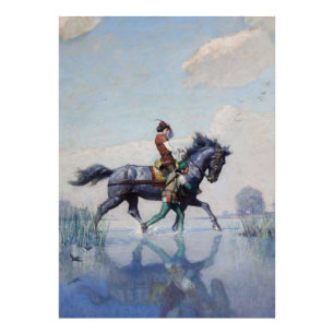 NC Wyethによる「Crossing the Fens」 フォトプリント