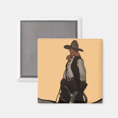NC Wyethのカウボーイマガジンカバー マグネット (正面/裏面)