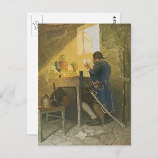 NC Wyethのクレニーのケージのカードで ポストカード (正面/裏面)