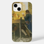 NC Wyethのクレニーのケージのカードで Case-Mate iPhoneケース (裏面)