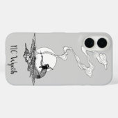 NC Wyethのヴィンテージ西部劇「孤独のインディアン」 Case-Mate iPhoneケース (裏面 (横))