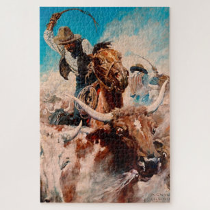 NC Wyethの「絵画カットアウト」 ジグソーパズル