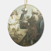 NC Wyeth作「反乱の準備」ヴィンテージピラツ セラミックオーナメント (左)