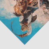 NC Wyeth絵画の「切り抜き」 薄葉紙 (詳細)