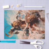 NC Wyeth絵画の「切り抜き」 薄葉紙 (クラフト)