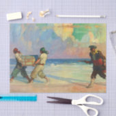 NC Wyeth著「財宝と闘う」 薄葉紙 (クラフト)