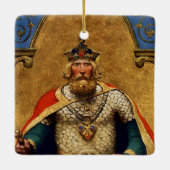 NC Wyeth著「King Arthur」 セラミックオーナメント (裏面)