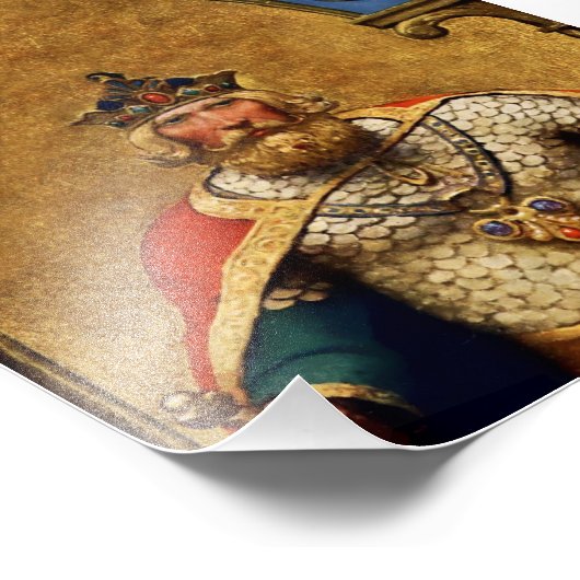 NC Wyeth著「King Arthur」 フォトプリント (角)