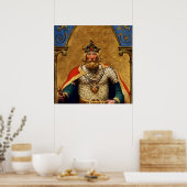 NC Wyeth著「King Arthur」 ポスター (キッチン)