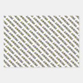 NCA&T州大学 |アギー文字 ラッピングペーパーシート (正面)