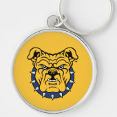 NCA&T州大学 |ブルドッグ顔 キーホルダー (正面)