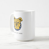 NCA&T州大学 |ブルドッグ顔 コーヒーマグカップ (正面左)