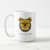 NCA&T州大学 |ブルドッグ顔 コーヒーマグカップ (左)