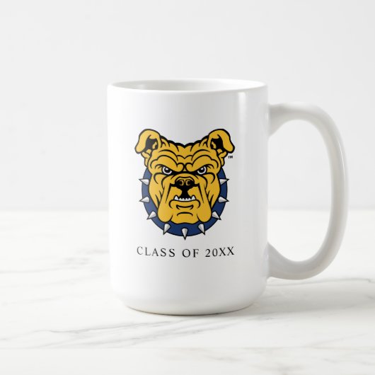 NCA&T州大学 |ブルドッグ顔 コーヒーマグカップ (右)