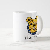 NCA&T州大学 |ブルドッグ顔 ジャンボコーヒーマグカップ (正面右)