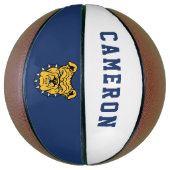 NCA&T州大学 |ブルドッグ顔 バスケットボール (縦)