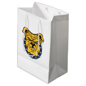 NCA&T州大学 |ブルドッグ顔 ミディアムペーパーバッグ (裏面アングル)