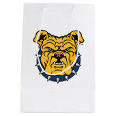 NCA&T州大学 |ブルドッグ顔 ミディアムペーパーバッグ (裏面)