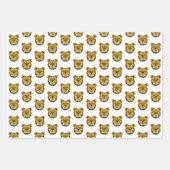 NCA&T州大学 |ブルドッグ顔 ラッピングペーパーシート (正面)