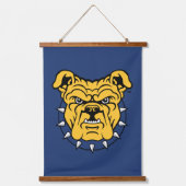 NCA&T州大学 |ブルドッグ顔 吊り下げ型タペストリー (正面)