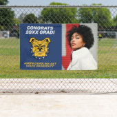 NCA&T州大学 |ブルドッグ顔 横断幕 (インサイチュ)