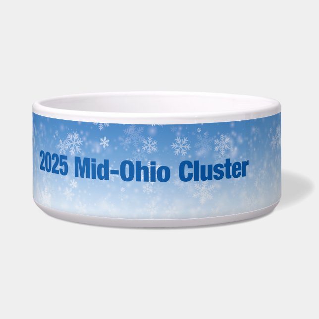 NCBMDC Mid-Ohio Cluster 2025 Dog Bowl ボウル (正面)