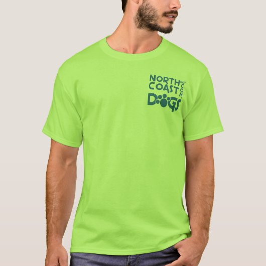 NCDの透明な小型のロゴ Tシャツ (正面)